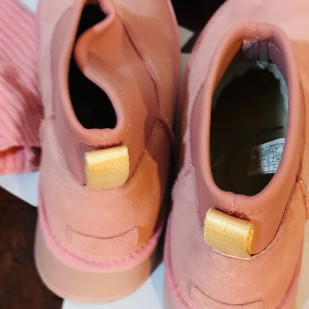 UGG Classic Mini Dipper boot in the Pink Dawn 11 New